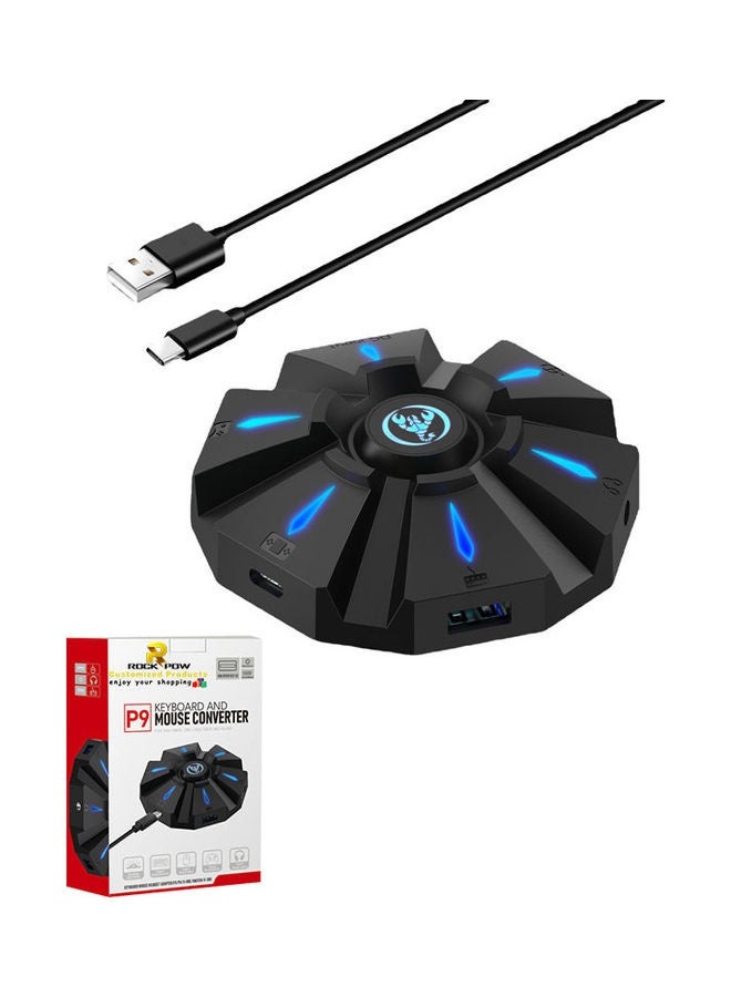 Keyboard Mouse Converter with LED Light for PS4/PS3/Xbox One/Xbox 360/Switch Console - Image 1