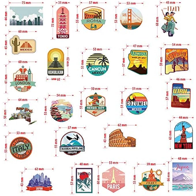 rayihni 50 PCS BEAUTIFUL STICKERS AESTHETIC WATERPROF VINYL STICKER FOR LAPTOP WATER BOTTLE HARD HAT SKATEBOARD ADULTS KIDS TEENS GIRLS BOYS - Image 3