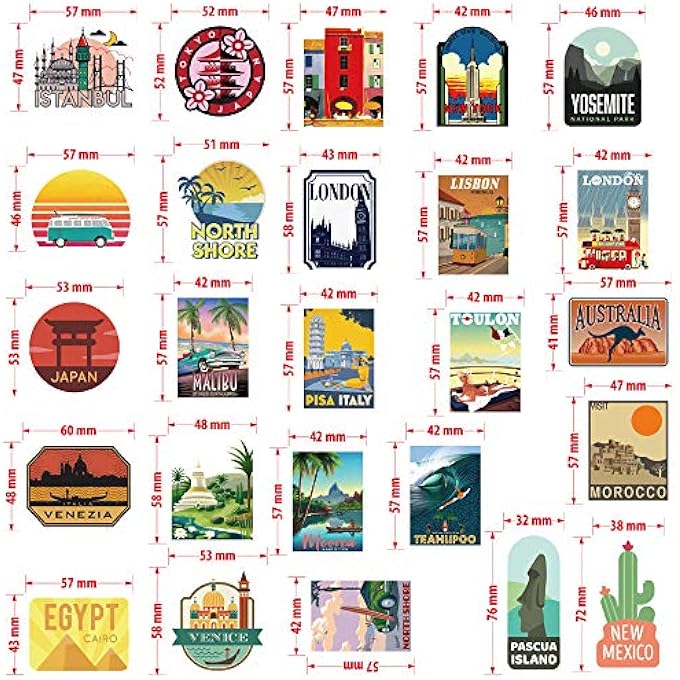 rayihni 50 PCS BEAUTIFUL STICKERS AESTHETIC WATERPROF VINYL STICKER FOR LAPTOP WATER BOTTLE HARD HAT SKATEBOARD ADULTS KIDS TEENS GIRLS BOYS - Image 2