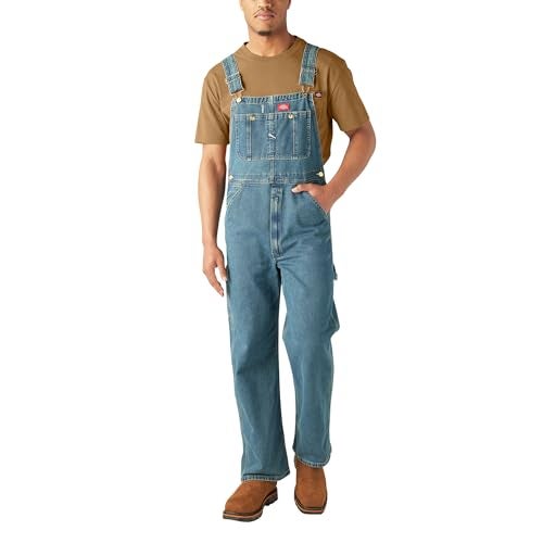 Dickies Indigo Bib Overalls MEDIUM HERITAGE TINT 36 30