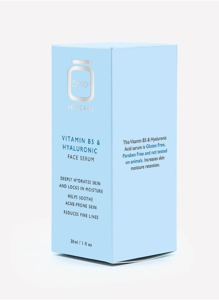 OMIC+ Vitamin B5 & Hyaluronic Face Serum - 30ml  - Image 4