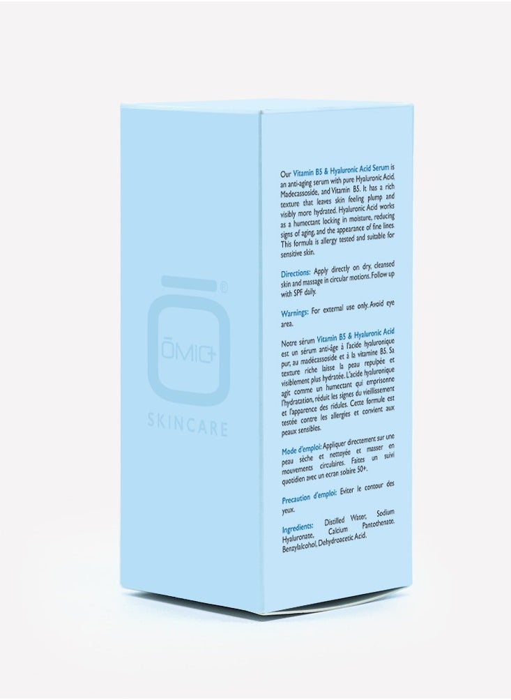 OMIC+ Vitamin B5 & Hyaluronic Face Serum - 30ml  - Image 5