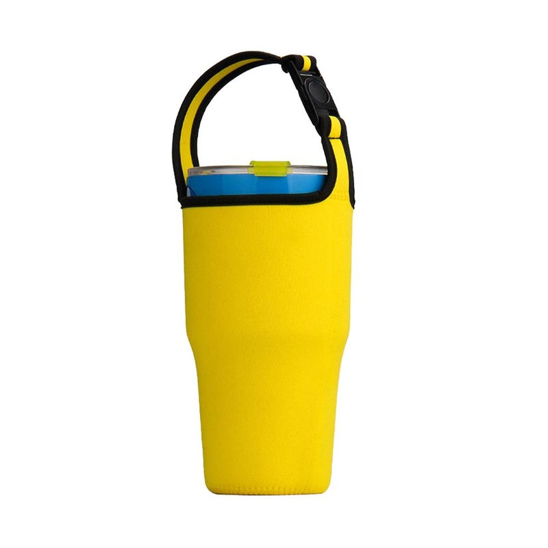 Wholesale spot supply of 30OZ ice-cold cup sleeves made of cross-border diving material, convenient handle, 900ml car cup sleeves. - Image 2