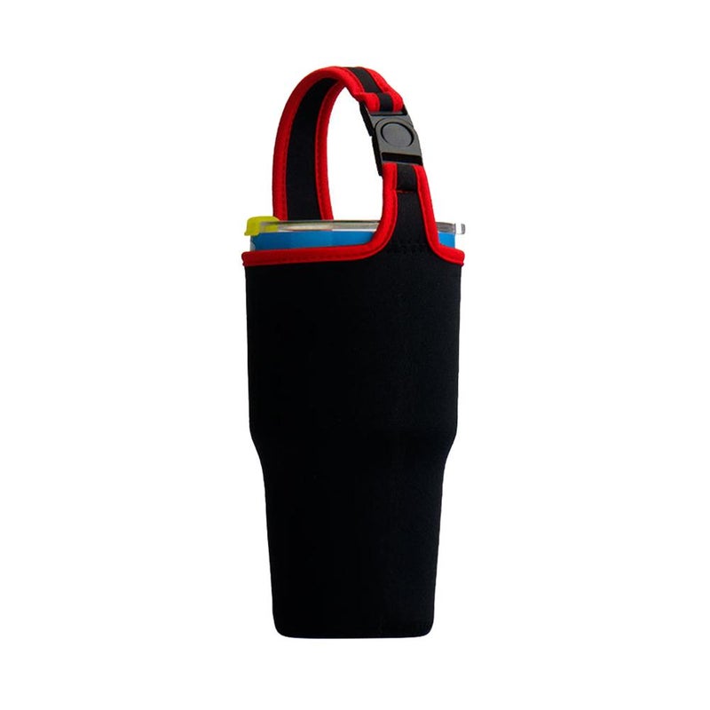Wholesale spot supply of 30OZ ice-cold cup sleeves made of cross-border diving material, convenient handle, 900ml car cup sleeves. - Image 5