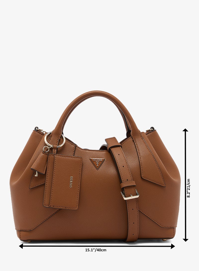 GUESS Darcy Girlfriend Satchel Bag - Image 5