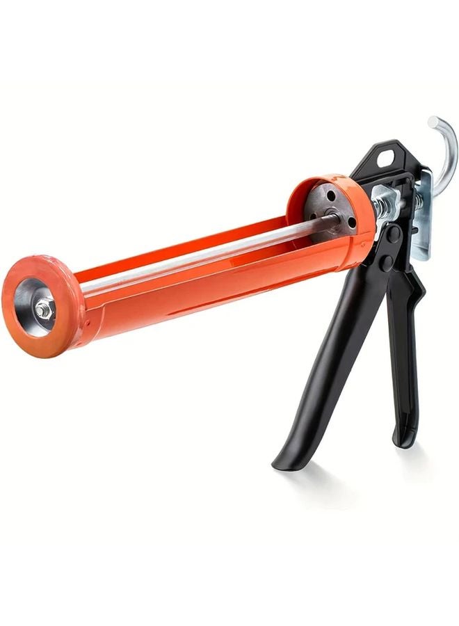 Orange Caulking Gun No Drip 12 1 Thrust Ratio Dripless Caulk Gun Manual Hand Operated Tool - Image 2