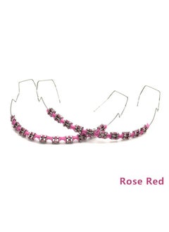 HaLunhi Temporary Tooth Decoration with Metal Wires，Metal Bracket and Orthodontic Ligature Ties，Props for Dental Students to Practice（Pink）  - Image 4