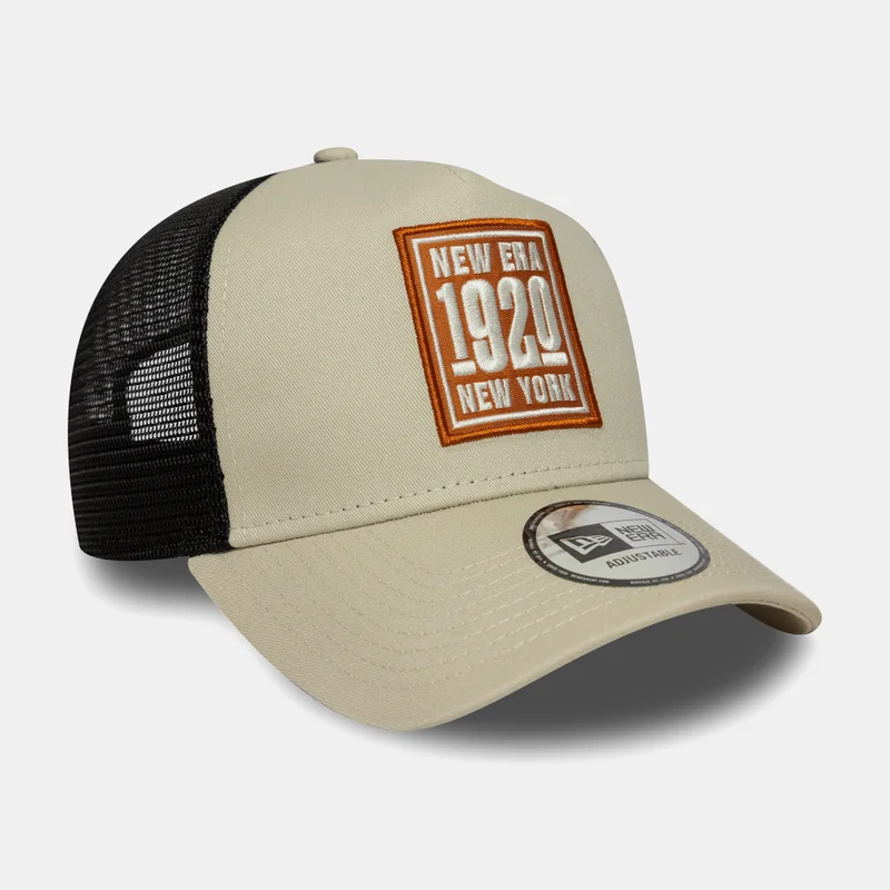 NEW ERA Beige Men's Essential Patch Trucker Cap for Men | Best Price UAE