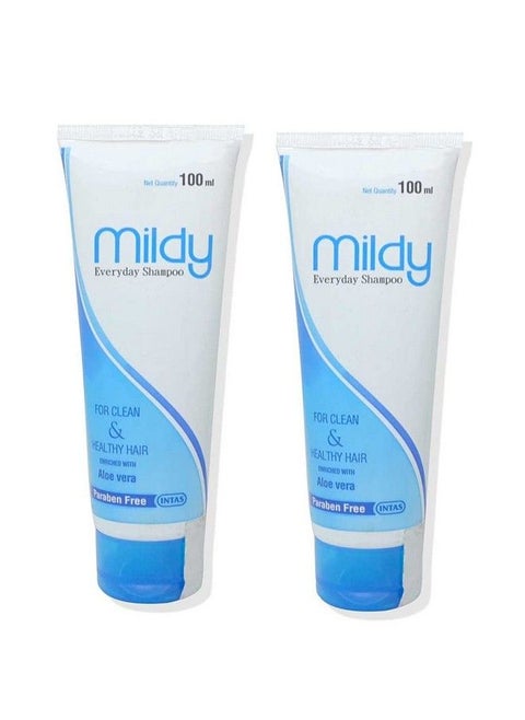 Mildy Everyday Shampoo 100Ml (Pack Of 2)
