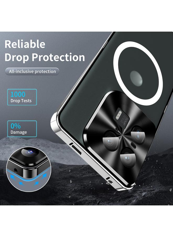 S-TOP Case For Motorola Edge 50 Ultra Frosted Metal MagSafe Magnetic Phone Case - Image 3