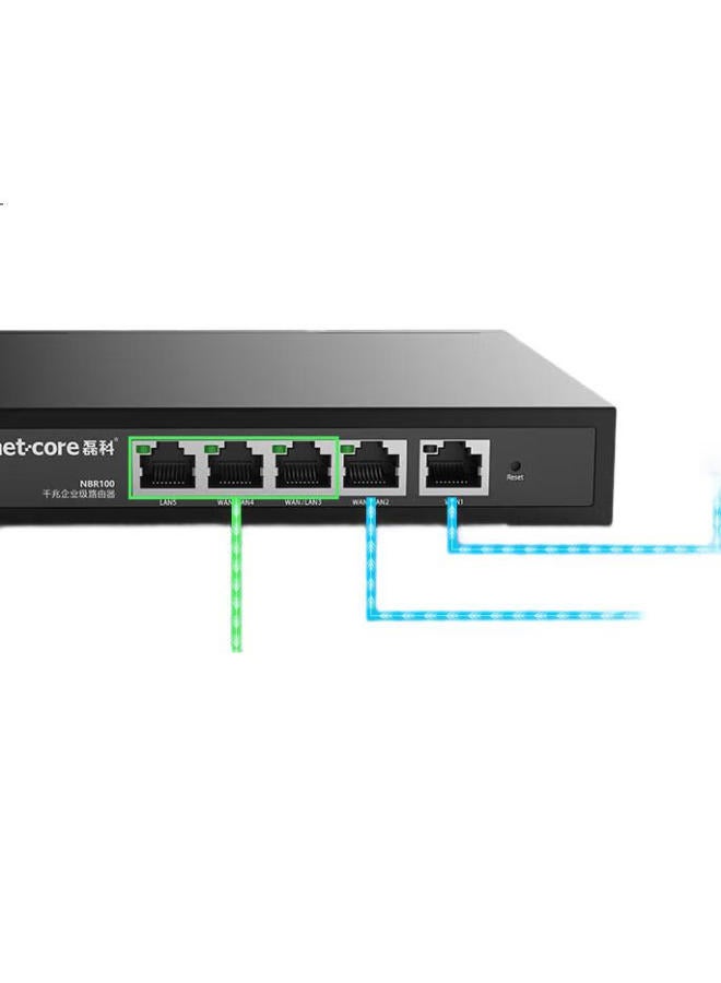 Netcore Nbr100 Enterprise Wired Router, Full Gigabit With Multiple Wan Ports, Supports Broadband Aggregation/Load Balancing/Cloud Management, Stable With 100 Devices - Image 3