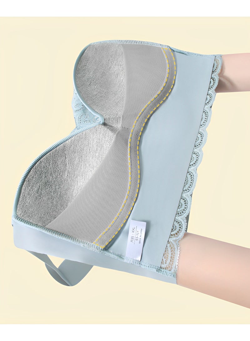 ريوكل حمالة صدر نسائية من الدانتيل، حمالة صدر مريحة بدون أسلاك، حمالة صدر لتغطية كاملة للظهر، حمالة صدر لدعم الوضعية - Image 4