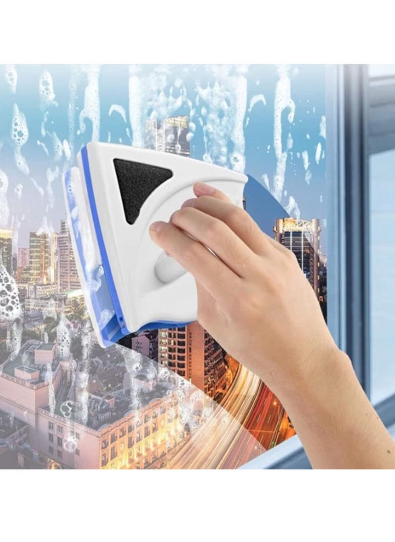 JAJEEK 🧼 Double-Sided Magnetic Window Cleaner for Effortless Cleaning – Clean both sides of the glass simultaneously with this unique dual-sided design. The strong magnetic force ensures an effective clean, even for large windows.  - Image 1