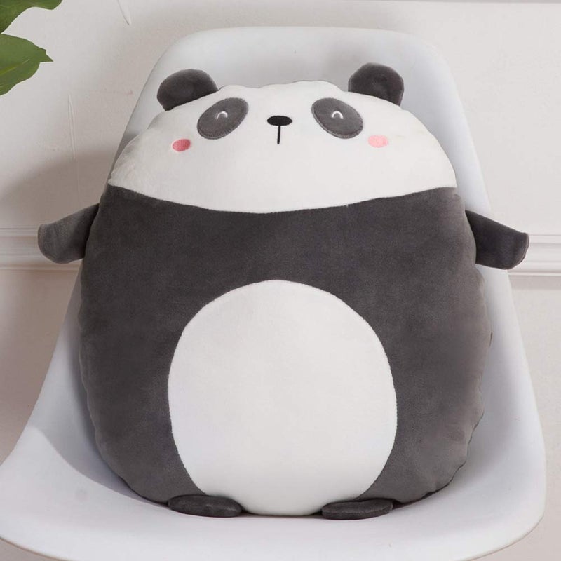 hitoshe Panda Plush Hugging Pillow Panda Stuffed Animal Toy Kawaii Plushie Throw Pillows Gifts for Birthday Valentine 16inch - Image 3