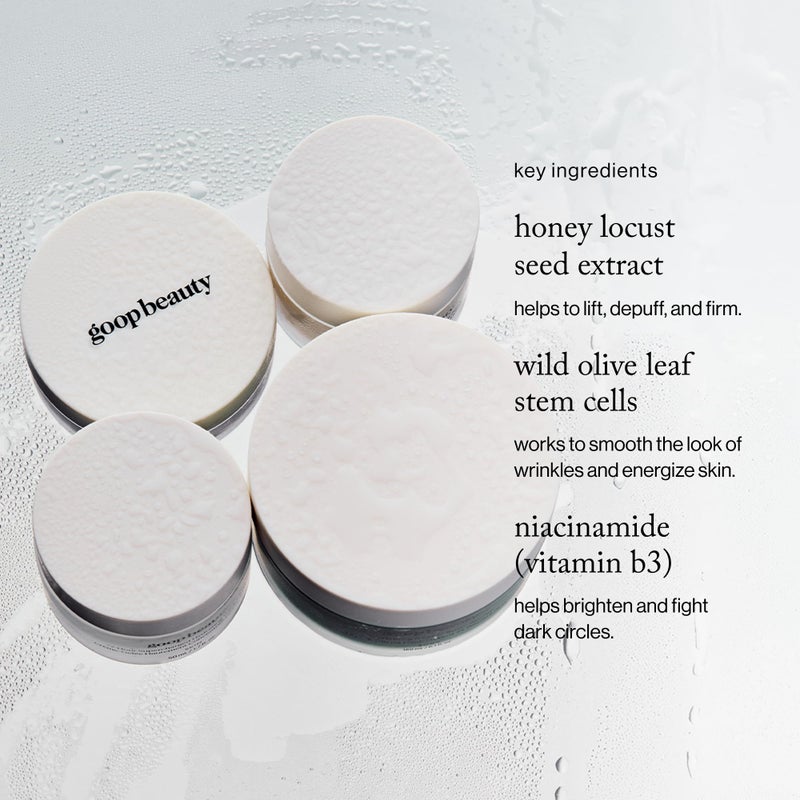 goop Beauty Eye Masks for Puffy Eyes | Under Eye Patches for Dark Circles | VEOCEL Lyocell Masks in Niacinamid Serum | Improves Crows Feet, Fine Lines, & Wrinkles | Paraben & Silicone Free | 30-Pack - Image 3