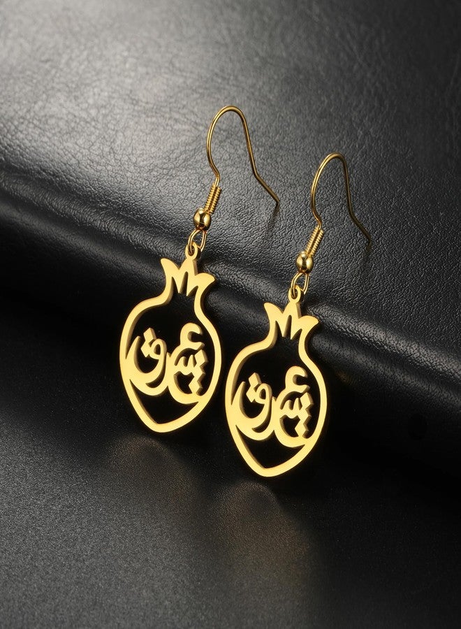 فاساغو أقراط الرمان، أقراط الحب العربية، أقراط العشق الفارسية، أقراط يلدا الليلية، هدايا مجوهرات للنساء - Image 3