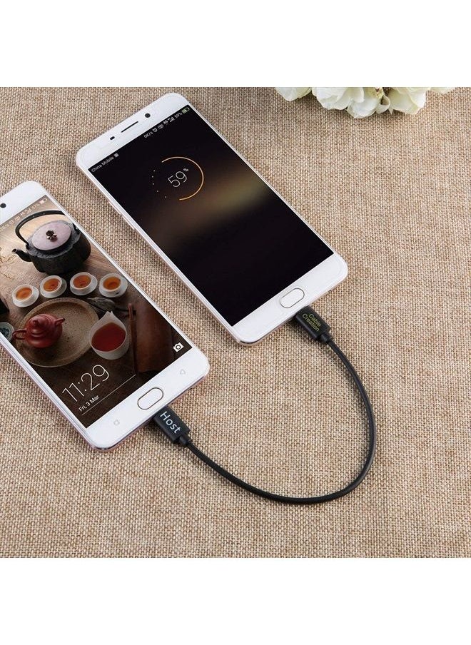 CableCreation - Short Micro USB to Micro USB OTG Cable 8inch, Micro USB Male to Micro USB Male Cable Works for DJI Spark Mavic, PS4, Owlet, Android Phone Tablet, DAC and More,20CM - Image 1