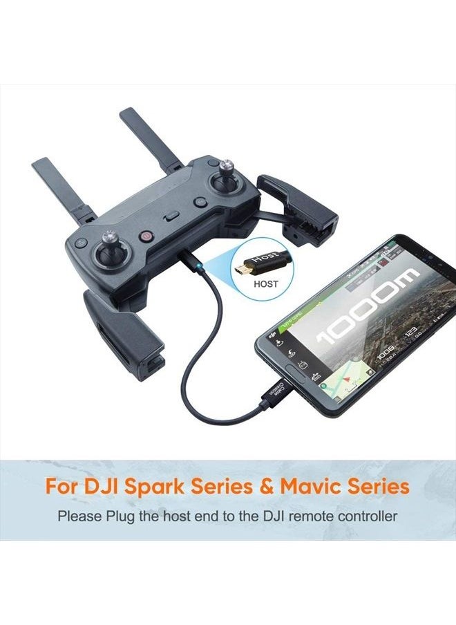 CableCreation - Short Micro USB to Micro USB OTG Cable 8inch, Micro USB Male to Micro USB Male Cable Works for DJI Spark Mavic, PS4, Owlet, Android Phone Tablet, DAC and More,20CM - Image 1