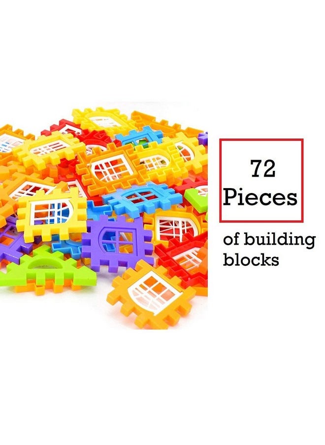 Kiti Kits KITI KITS Educational Play and Learn Plastic Building Block Set (House Interlocking)  - Image 4