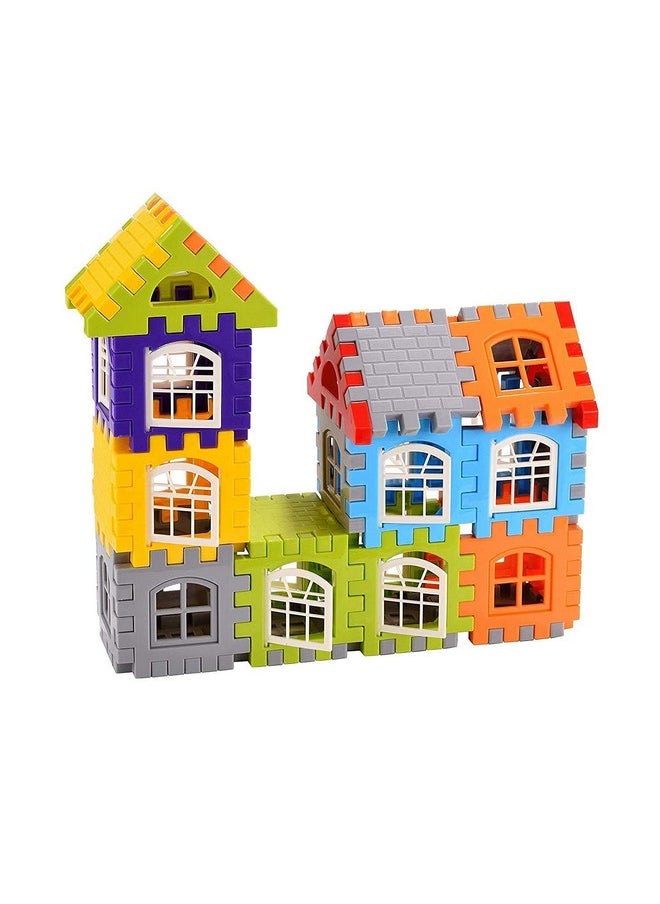 Kiti Kits KITI KITS Educational Play and Learn Plastic Building Block Set (House Interlocking)  - Image 5