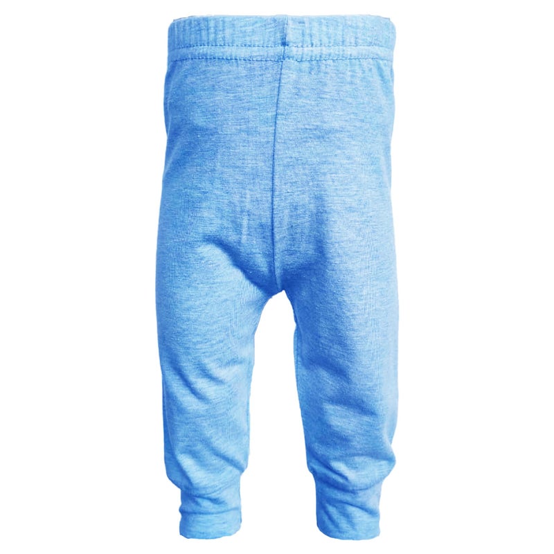 123 Bear Infant and Toddler Soft Cotton Spandex Boys and Girls Pants Multipacks (Blue 2, 0-3 Months) - Image 4