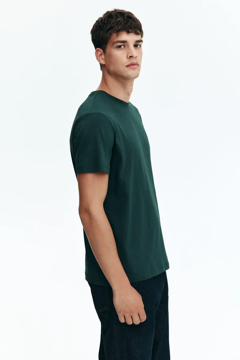 H&M Round-neck T-shirt Slim fit