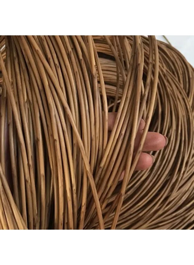 سلة معلقة متينة من البلاستيك البولي إيثيلين المنسوج بطريقة السلة، مقعد عربة أطفال من الروطان الصناعي الحرفي مقاس 0 12 بوصة - Image 3