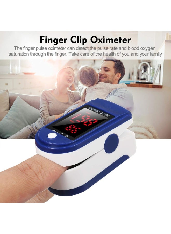Pulse Oximeter جهاز قياس الأكسجين الرقمي على الإصبع – مقياس SpO2 المحمول مع عرض معدل النبض ومؤشر التروية - Image 3