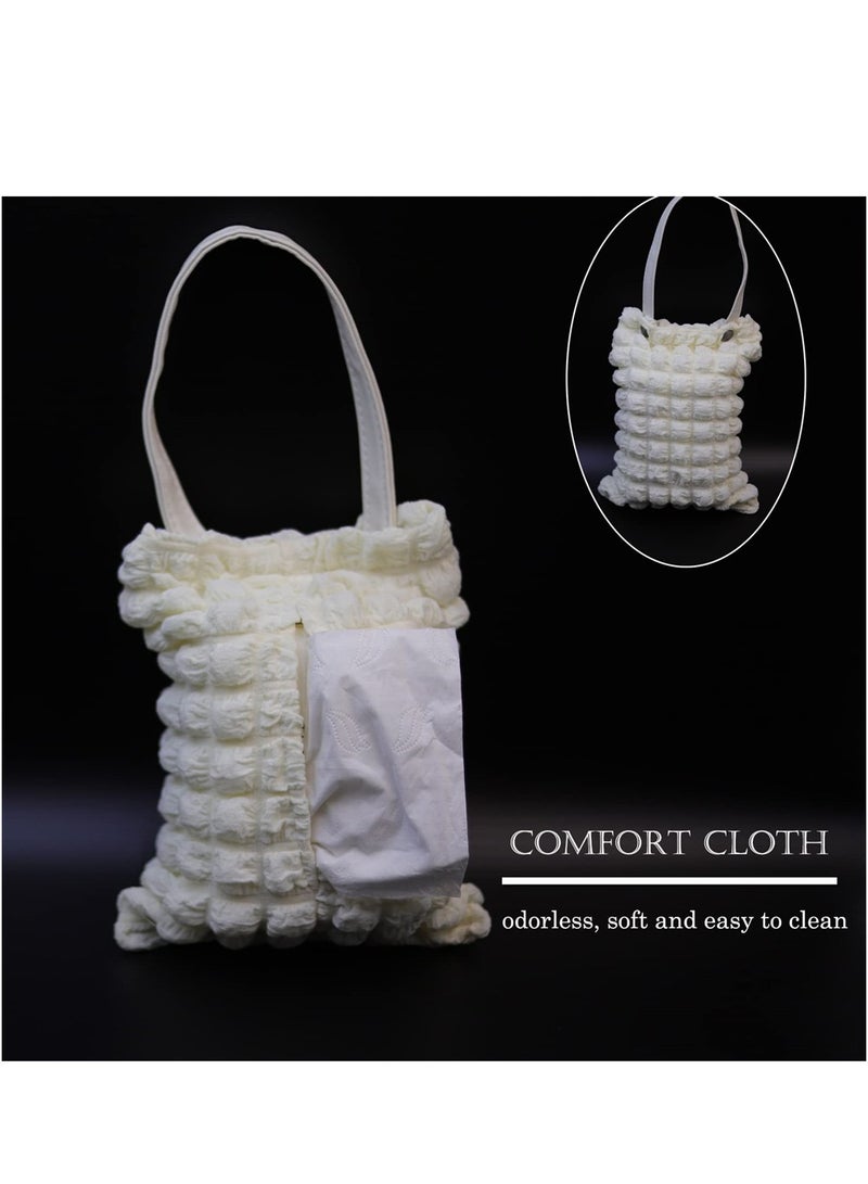Car Tissue Holder, Standard Size Tissue Box Holder for Car Back Seat, Universal Backseat Dashboard Headrest Storage Case, Premium Car Tissue Box, Car Seatback Hanging Tissue Holder