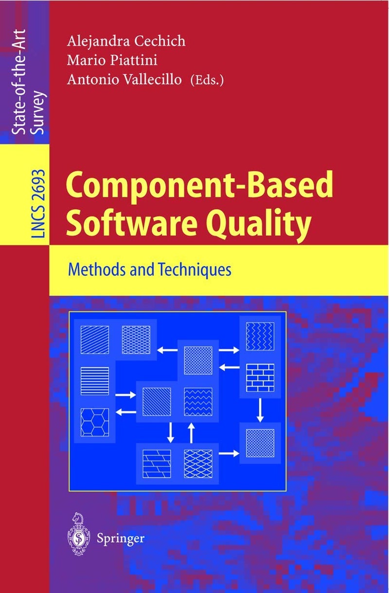 Component-Based Software Quality: Methods and Techniques