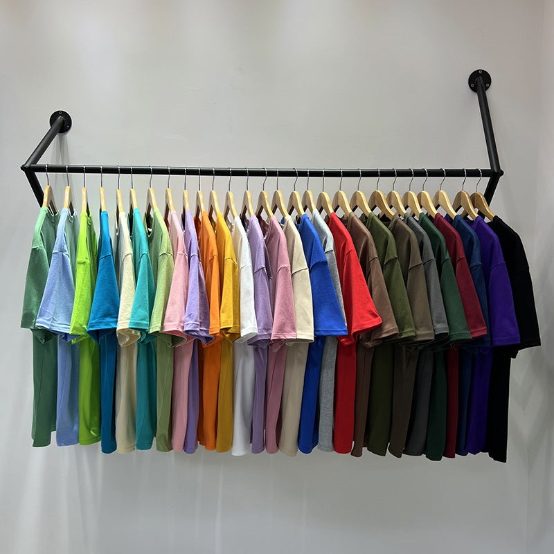 Shake The Sound Live 220 Grams Of Pure Cotton Light Version Of The T-Shirt Quality Inside With Backing Loose Plus Size Casual Solid Color T-Shirt - Image 5