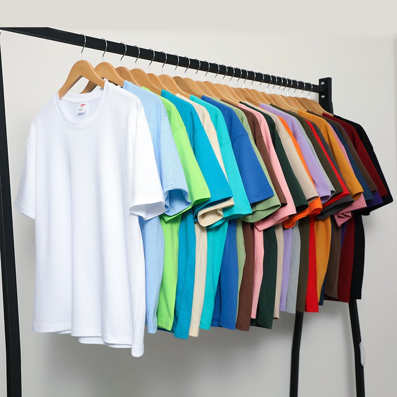 Shake The Sound Live 220 Grams Of Pure Cotton Light Version Of The T-Shirt Quality Inside With Backing Loose Plus Size Casual Solid Color T-Shirt - Image 2