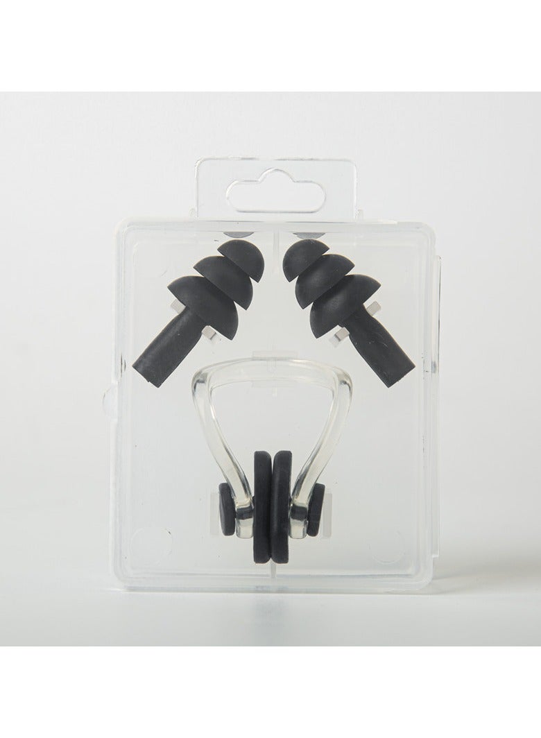 وينر 3 مجموعات من مشابك الأنف المصنوعة من السيليكون وسدادات الأنف المقاومة للماء للسباحة وسدادات الأذن للبالغين والأطفال، واقيات الأذن والأنف - Image 3