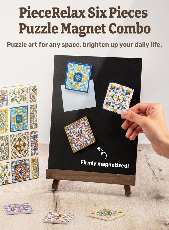 PieceRelax Magnet Puzzle for Adults 96 Pieces - Unique Gift & Home Décor with Plastic Jigsaw Puzzle [D1602] - Image 2