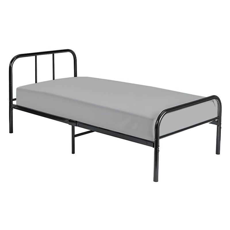 Cottington Lane Cot Fitted Sheet 33 x 75 100 Egyptian Cotton 1 PC Cot Size Bottom Sheet Only Perfect for Narrow Twin Camp Bunk Army Cots Trifold Mattress Camping Cot Guest Bed ReplacementLight Grey