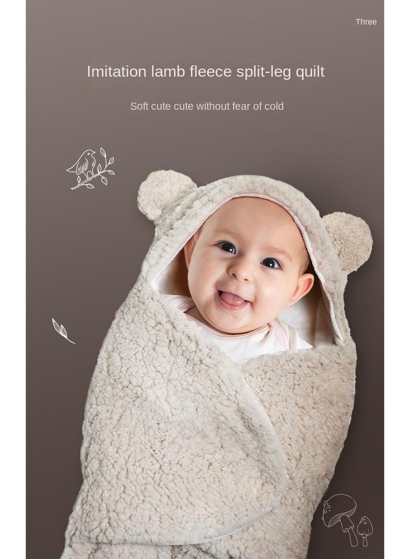 general 1-Piece Soft Baby Swaddling Grey - Image 3