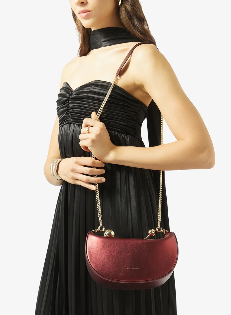 Strathberry Crescent Moon Mini Top Handle Bag