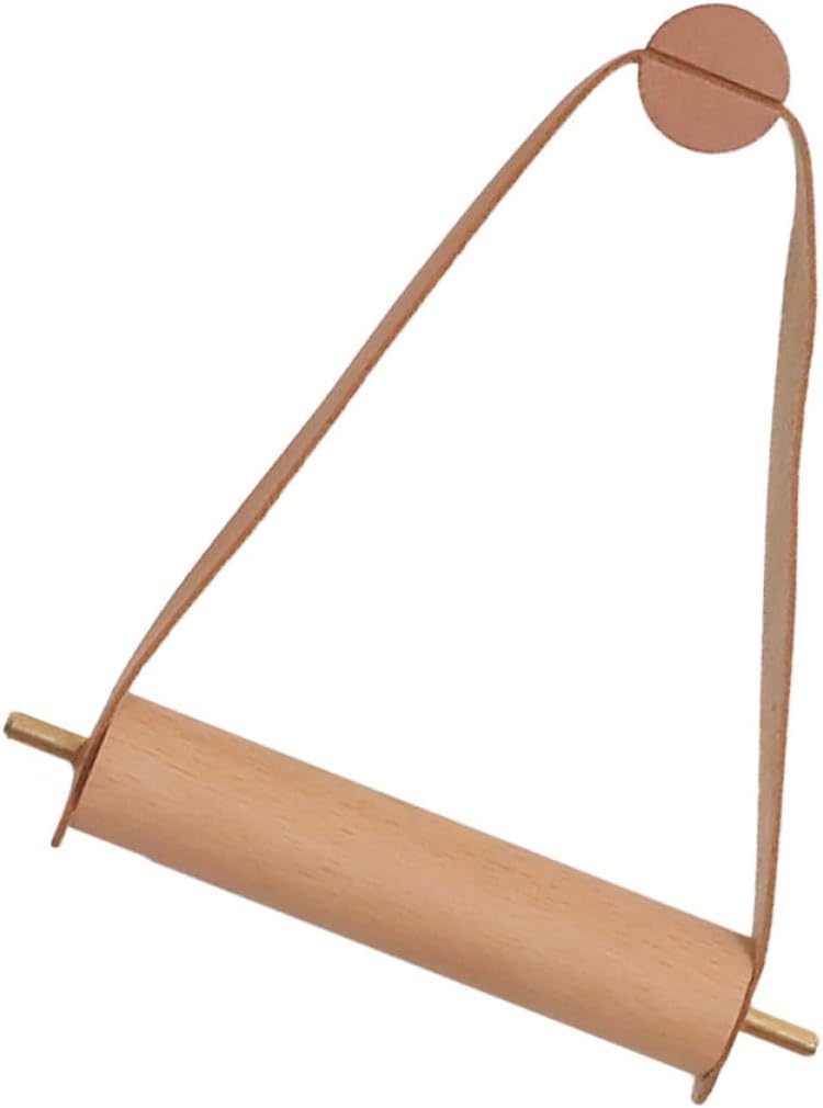 Wooden Toilet Paper Holder Bathroom Tissue Stand Bathroom Storage Rack Brown Nordic Style Roll Paper Stand for Supply - Image 1
