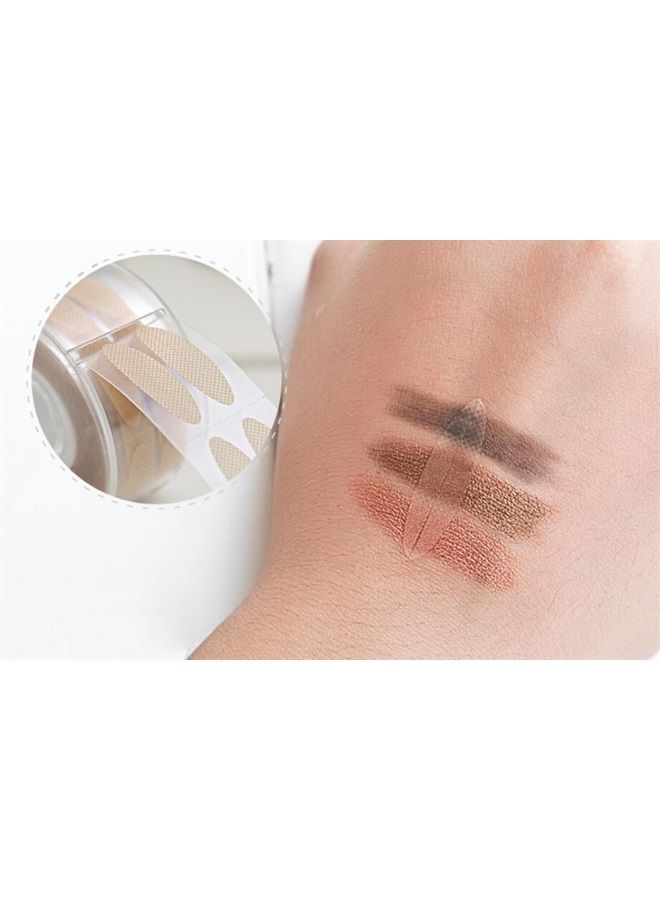 UPSTORE 300Pairs Portable Breathable Natural Invisible Single Sided Double Eyelid Tape Self-Adhesive Eyelid Stickers Instant Eye Lift Strips With Y Fork for Hooded Droopy Uneven Mono-eyelids (Mesh Style-Wide)