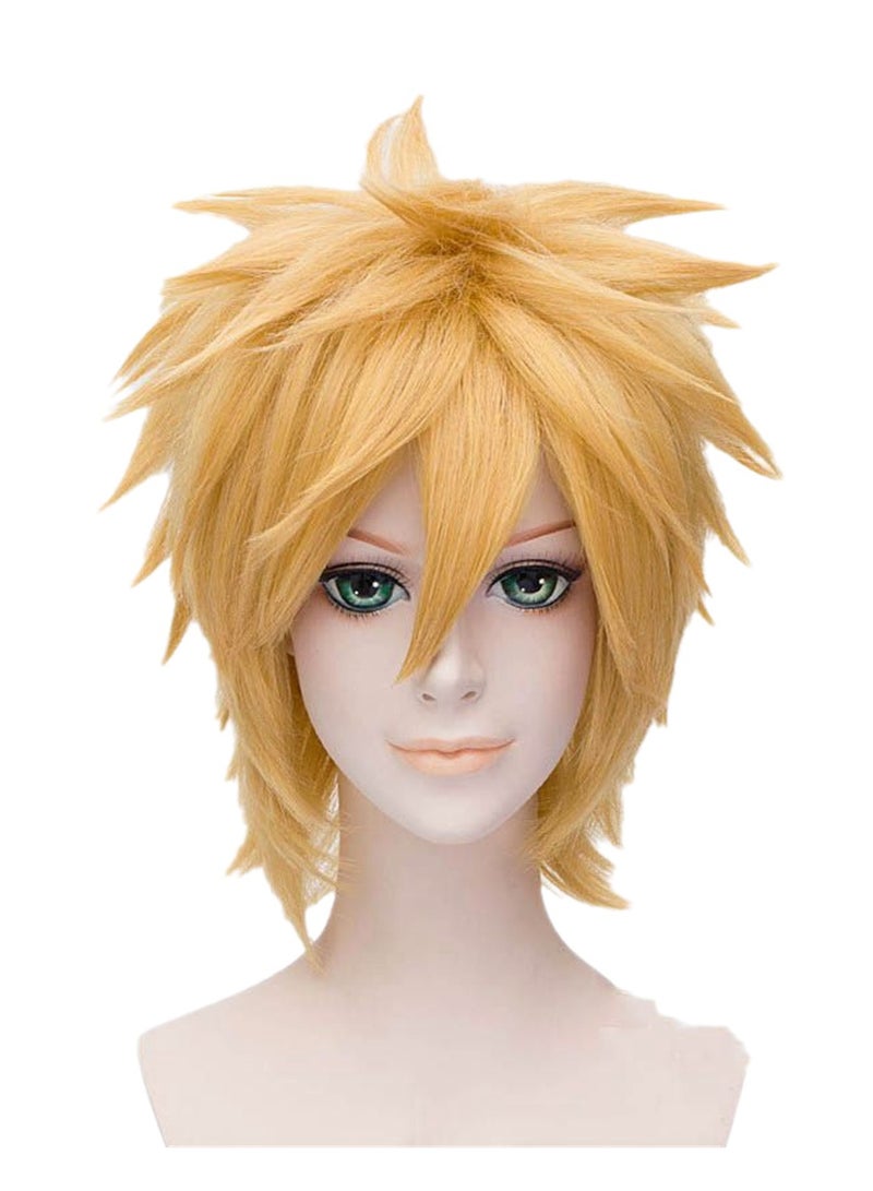 Naruto Uzumaki wig orange reverse curled wig cosplay wig costumes dress up wig - Image 1