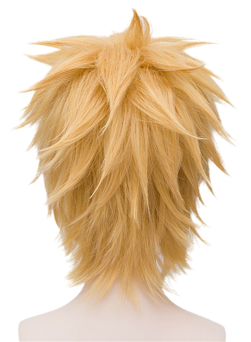 Naruto Uzumaki wig orange reverse curled wig cosplay wig costumes dress up wig - Image 4