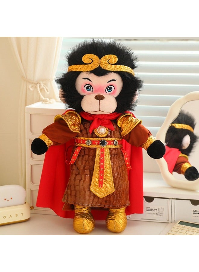 Generic - Black Monkey Myth Wukong Plush Toy Monkey King Doll Monkey King Doll Monkey King Doll Destiny Man Game Peripheral Gift-Specifications:80cm 0.075-Color:As Shown In The Picture, The Specifications Of The Gold Hoop Stick Color Message - Image 1