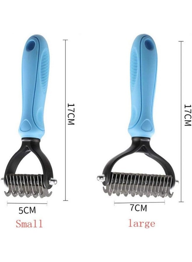 بت فرشاة جانبية لإزالة الشعر الزائد والتشابك للكلاب والقطط والأرانب، أدوات احترافية للعناية بالشعر للحيوانات الأليفة، تزيل الشعر الزائد - Image 3