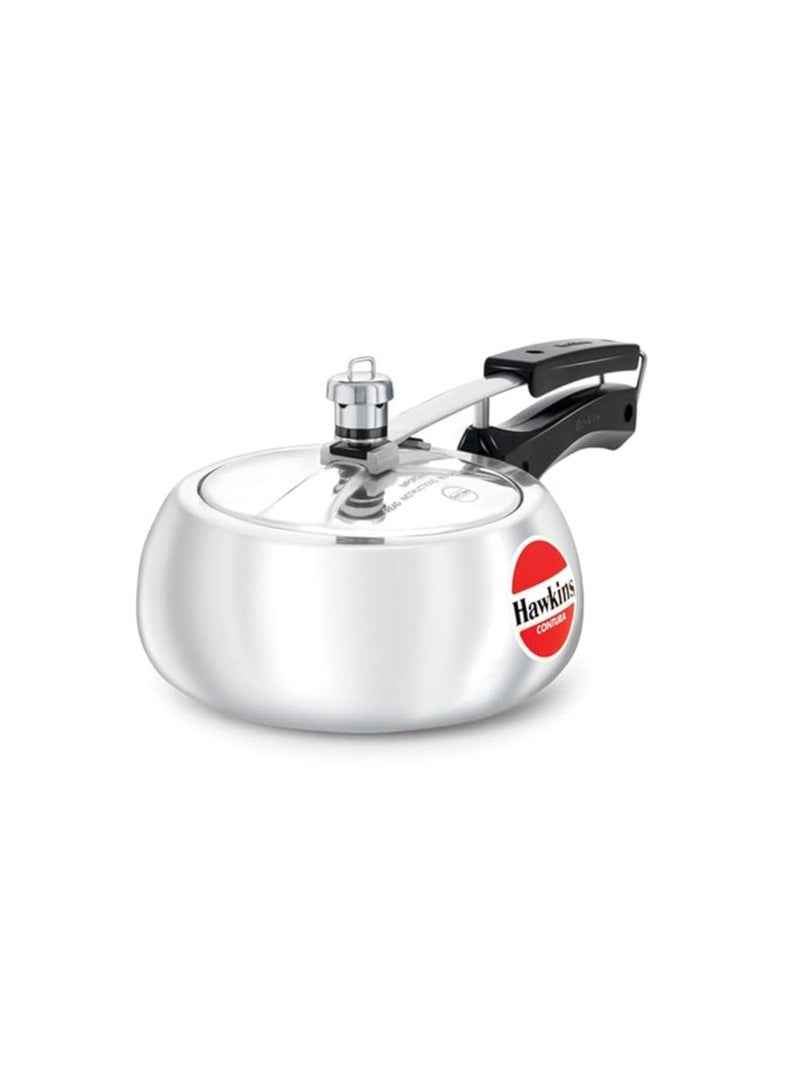 Hawkins Hawkins Contura 2L Aluminium Inner Lid Pressure Cooker (Silver)  - Image 1