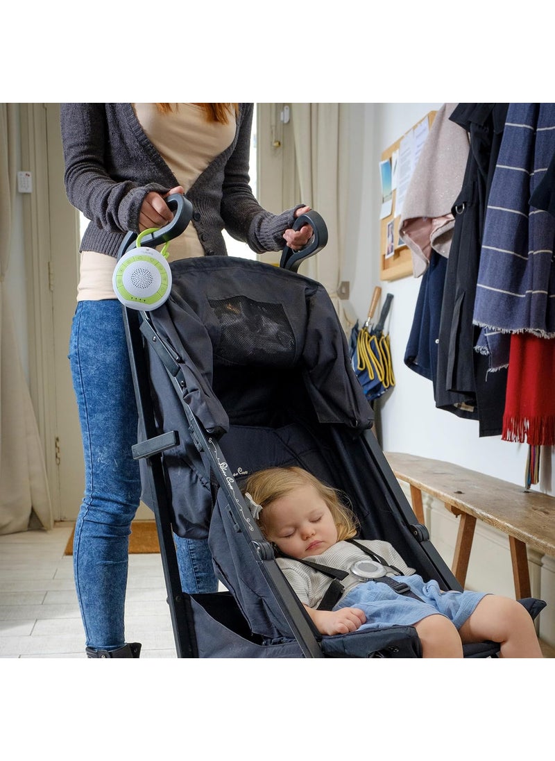 HoMedics MyBaby SoundSpa OnTheGo Baby Soother Sleep Aid 4 Soothing Sounds Adjustable Volume Control and Clip for Prams Buggies Strollers Changing Bags Car Seats Small and Lightweight Auto Timer  - Image 3