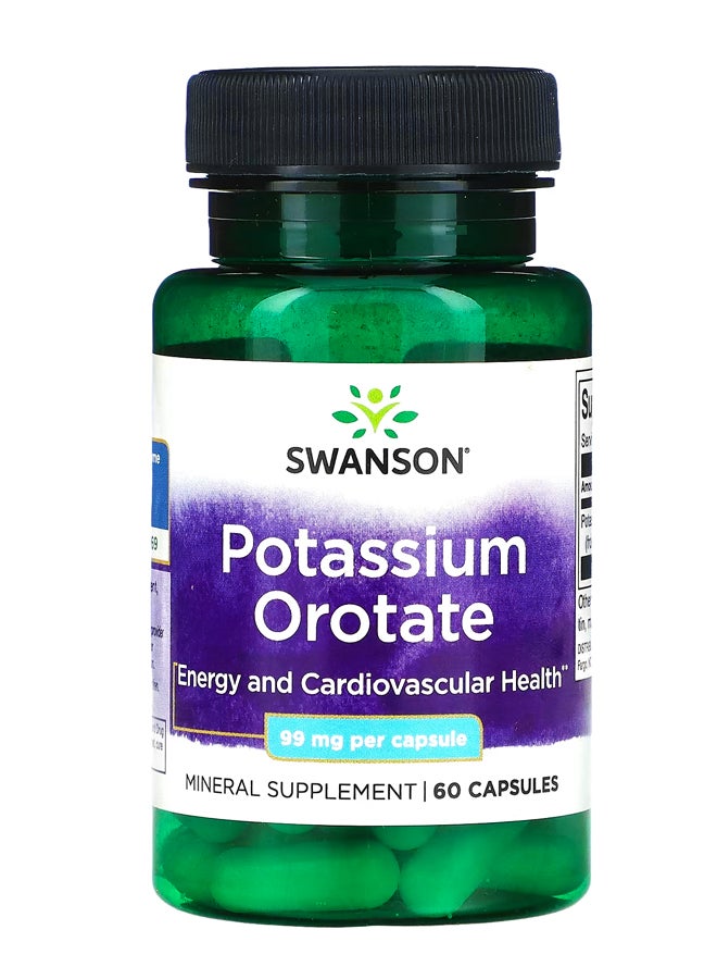 سوانسون أوروتات البوتاسيوم ، 60 كبسولة