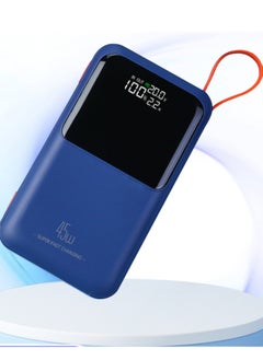 xinzhen Power Bank 20000mAh, PD45W Dual-Direction Charging, Laptop Charging Support Blue  - Image 1