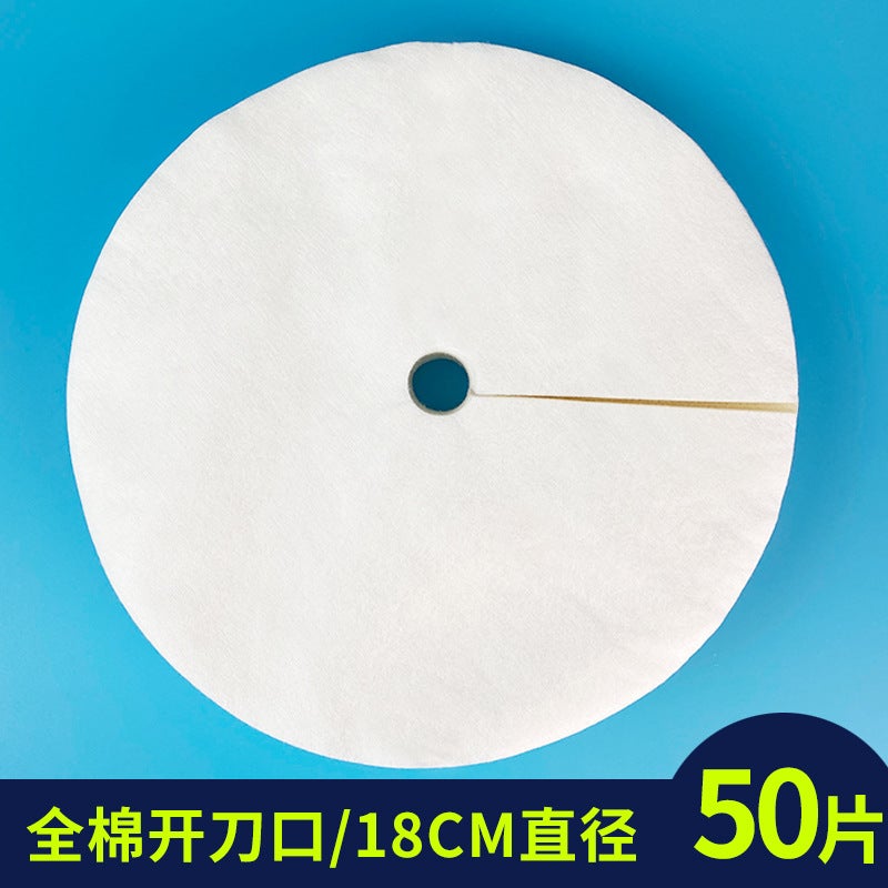 18Cm Open Light Silk Pleural Paper Skin-Friendly Chest Care Disposable Beauty Salon Self-Made Pleural Paper Black Blue - Image 1