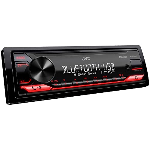 JVC KD-X280BT Bluetooth Car Stereo w/USB Port – AM/FM Radio, MP3 Player, High Contrast LCD, 50 Watts, Detachable Face Plate – Single DIN – 13-Band EQ - Image 2