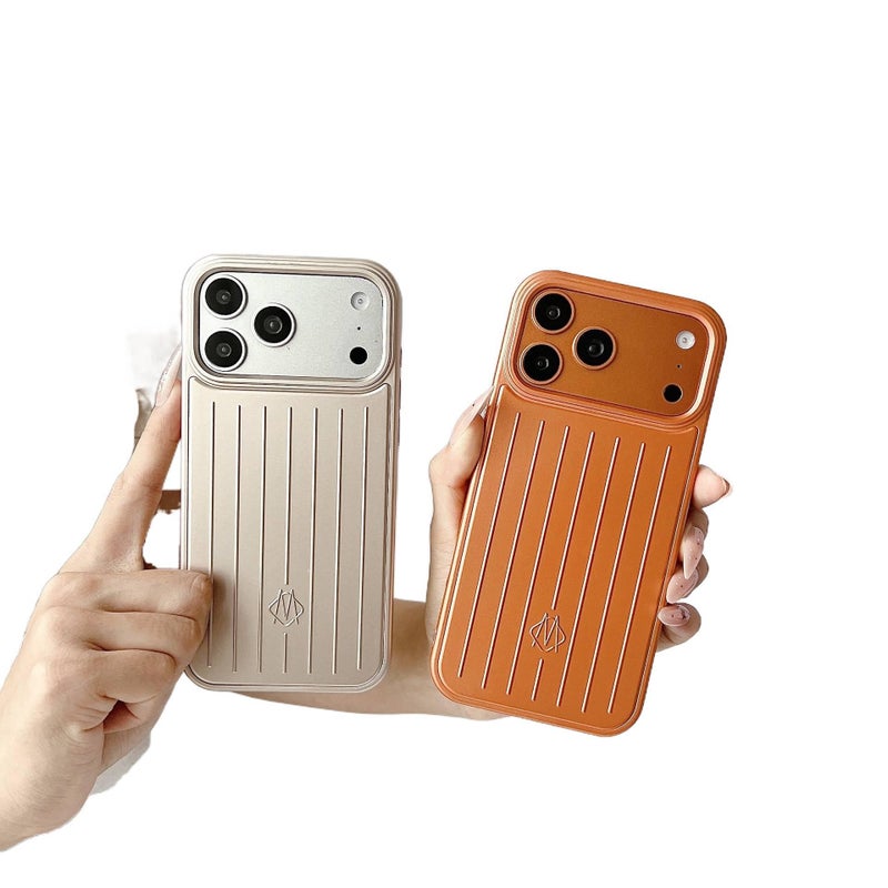MS Metal Protective Case for iPhone 13 with Metal Paint and Full Coverage plus Shockproof plus Anti-Slip Grip plus Drop Protection in Blue - Image 3